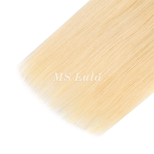 Virgin Natural Straight Hair Bundles Ombre Black Root 613# - Image 7